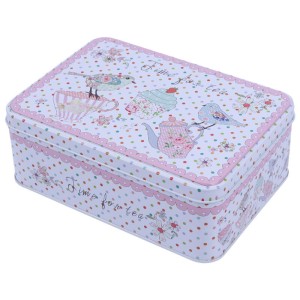 جعبه هدیه فلزی طرح مستطیلی کد 2