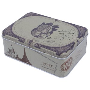 جعبه هدیه فلزی طرح مستطیلی کد 2