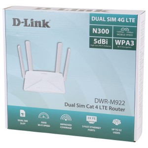 مودم روتر سیمکارتی 4G LTE دی لینک DWR-M922