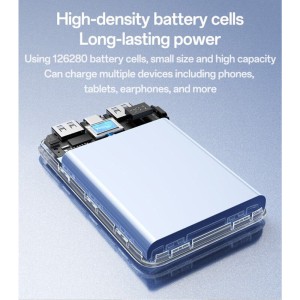 پاور بانک فست شارژ یسیدو YP80 PD 12W ظرفیت 10000 میلی آمپر ساعت