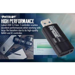 فلش 32 گیگ پاتریوت Patriot Supersonic Rage Lite USB3.2