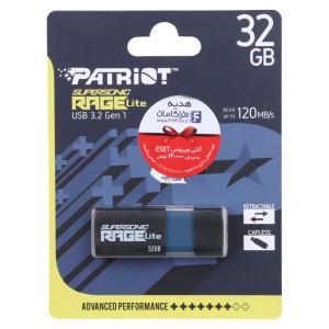 فلش 32 گیگ پاتریوت Patriot Supersonic Rage Lite USB3.2