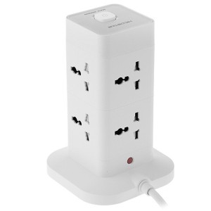 چند راهی 8 خانه هایکو استار HS-PS322 با کابل 2 متری + شارژر USB و Type-C