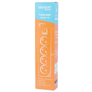 چند راهی 4 خانه بدون سیم وحدت الکتریک 410973