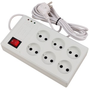 محافظ برق کامپیوتر 6 خانه اورجینال با کابل 3 متری