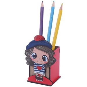 جاقلمی پارسام طرح دختر کلاه آبی قرمز