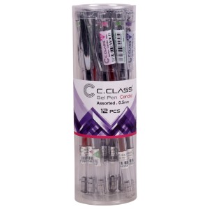 روان نویس سی کلاس رنگی 0.5 میلی متر Candid G-TFZO20 بسته 12 عددی