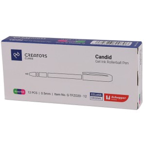 روان نویس سی کلاس رنگی 0.5 میلی متر Candid G-TFZO20 بسته 12 عددی