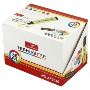 ماژیک هایلایت اسکول مکس نوک تخت رنگی AF2040