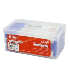 ماژیک وایت برد کیان نوک گرد بسته 12 عددی