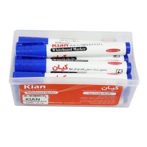 ماژیک وایت برد کیان نوک گرد بسته 12 عددی
