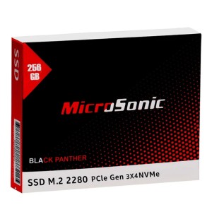حافظه SSD میکروسونیک Microsonic Black Panther 256GB M.2