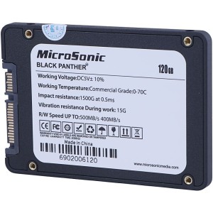 حافظه SSD میکروسونیک Microsonic Black Panther 120GB