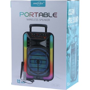 اسپیکر بلوتوثی گریت نایس GTS-1591 + میکروفون و ریموت کنترل