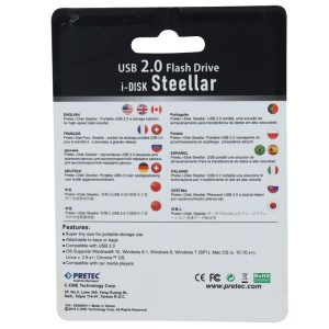فلش 64 گیگ پرتک Pretec i-Disk Steellar