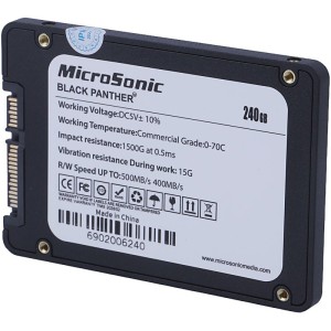 حافظه SSD میکروسونیک Microsonic Black Panther 240GB