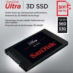 حافظه SSD سن دیسک SanDisk Ultra 3D 500GB