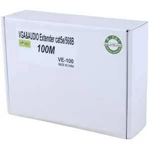 اکستندر VGA رویال Cat5E/6-568B VE-100 طول 100 متر