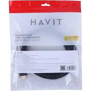 کابل HDMI 4K هویت HV-X93 طول 1.8 متر