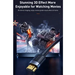 کابل HDMI V2.0 4K باسئوس Cafule Series CADKLF-F01 طول 2 متر