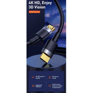 کابل HDMI V2.0 4K باسئوس Cafule Series CADKLF-F01 طول 2 متر