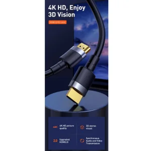 کابل HDMI 4K باسئوس Cafule Series CADKLF-G01 طول 3 متر