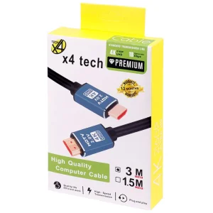 کابل HDMI v2.0 4K ایکس فورتک X4Tech طول 3 متر