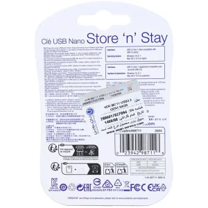 فلش 64 گیگ ورباتیم Verbatim Store N Stay Nano USB 3.2
