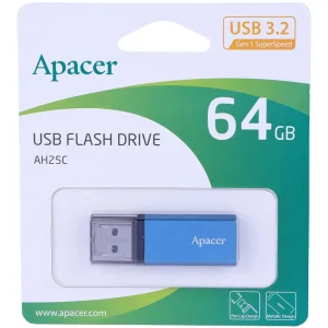 فلش 64 گیگ اپیسر Apacer AH25C USB3.2