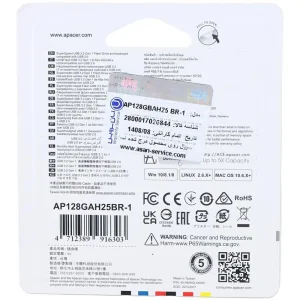فلش 128 گیگ اپیسر Apacer AH25B USB3.2