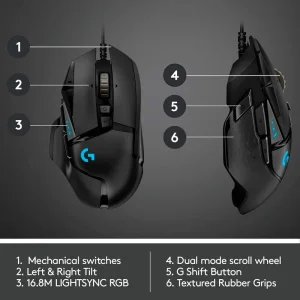 موس گیمینگ لاجیتک G502 Hero