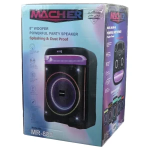 اسپیکر بلوتوثی مچر MR-880 + میکروفون و ریموت کنترل