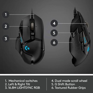 موس گیمینگ لاجیتک G502 Hero - تصویر 6