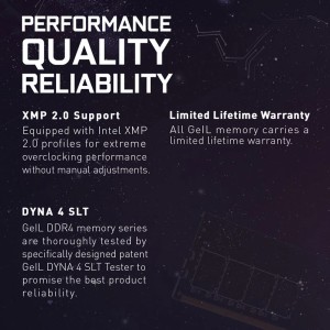 رم کامپیوتر گیل Pristine DDR4 4GB Single 2666MHz CL19