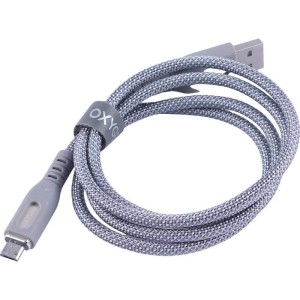 کابل میکرو یو اس بی فست شارژ 3 آمپر اکسیژن LX-27 طول 1 متر