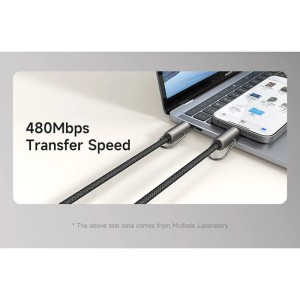 کابل تایپ سی به لایتنینگ فست شارژ 36 وات مک دودو CA-682 طول 1.2 متر