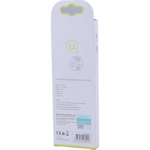 کابل لایتنینگ 2 آمپر یوسامز U18 US-SJ266 طول 1 متر