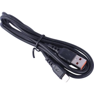 کابل لایتنینگ فست شارژ 3.6 آمپر دنمن D55L طول 1 متر