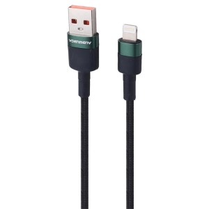 کابل لایتنینگ فست شارژ 3 آمپر دنمن D61L طول 1 متر