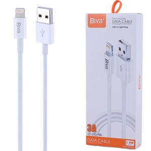 کابل لایتنینگ فست شارژ 3 آمپر بیوا C-10L طول 1.5 متر