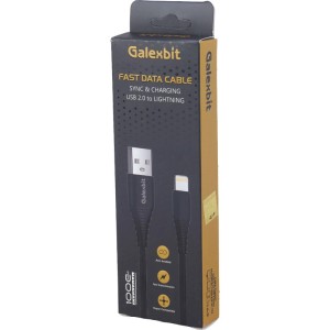 کابل لایتنینگ فست شارژ 5 آمپر گلکس بیت طول 1 متر کد 4
