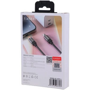کابل تایپ سی به لایتنینگ فست شارژ 27 وات ارلدام EC-207C-L طول 1 متر