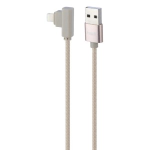 کابل لایتنینگ 2 آمپر هویت HV-CB8503 یکسر L طول 1 متر