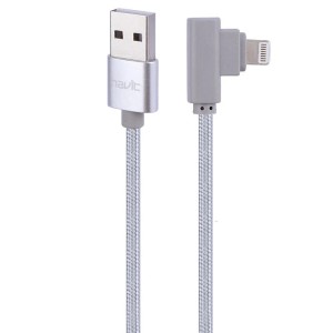 کابل لایتنینگ 2 آمپر هویت HV-CB8503 یکسر L طول 1 متر