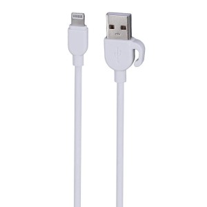 کابل لایتنینگ فست شارژ 3 آمپر بودی DC227L10 طول 1 متر