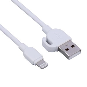 کابل لایتنینگ فست شارژ 3 آمپر بودی DC227L10 طول 1 متر
