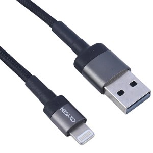 کابل لایتنینگ فست شارژ 3 آمپر اکسیژن LX-1 طول 1 متر