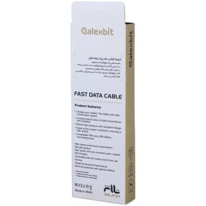 کابل لایتنینگ فست شارژ 5 آمپر گلکس بیت طول 1 متر کد 3