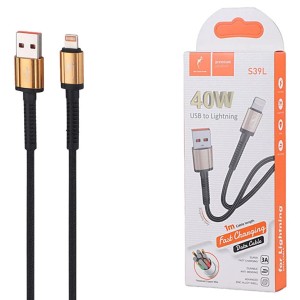 کابل لایتنینگ فست شارژ 40 وات اسکای دلفین S39L طول 1 متر