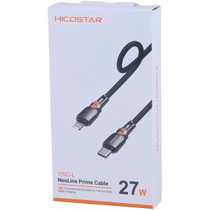 کابل تایپ سی به لایتنینگ فست شارژ 27 وات هایکو استار 170C-L طول 1 متر